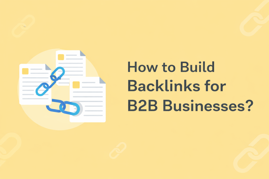 B2B Link Building Tactics